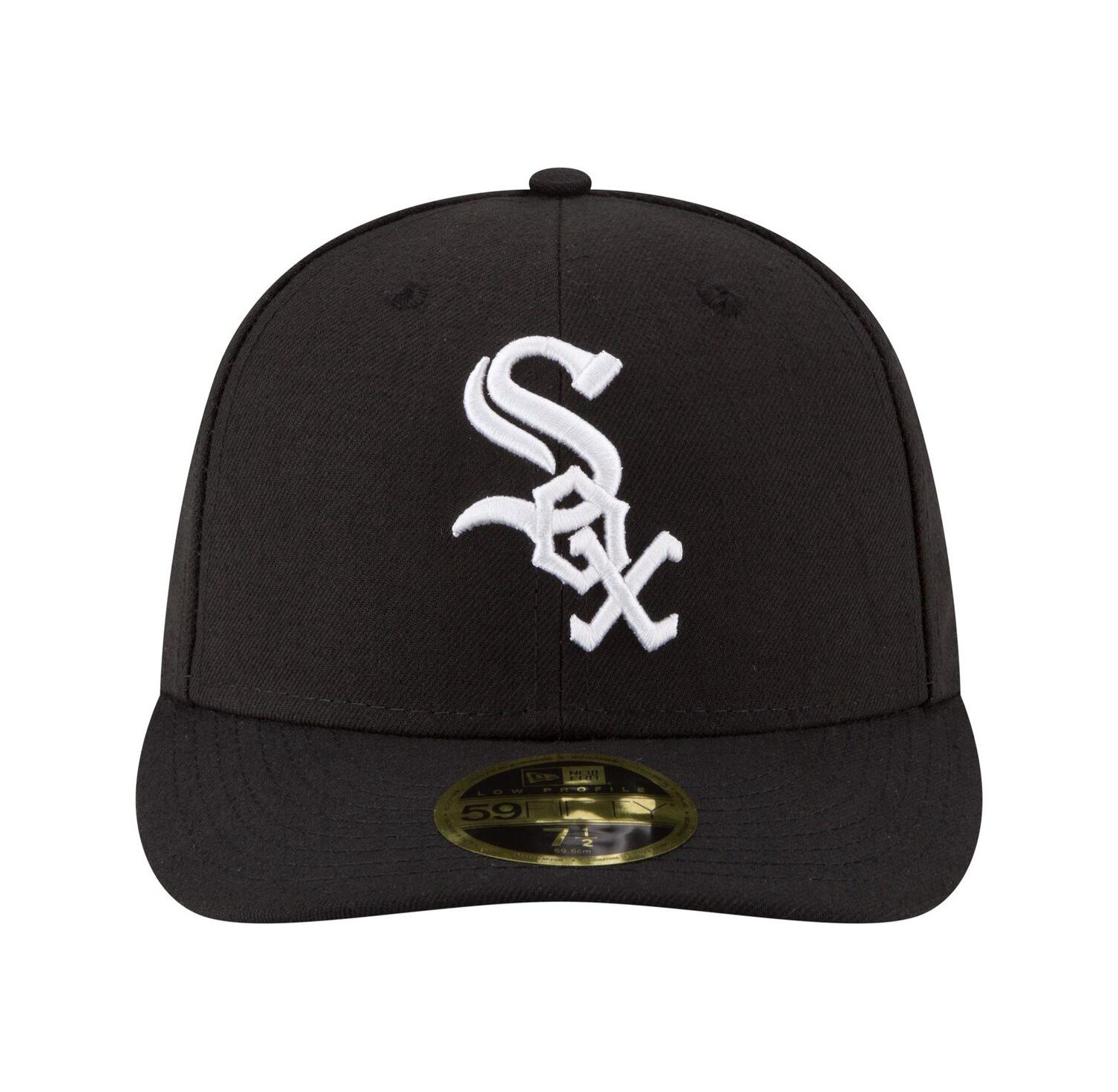 Men's Black Chicago White Sox 125th Anniversary Low Profile 59FIFTY Fitted Hat