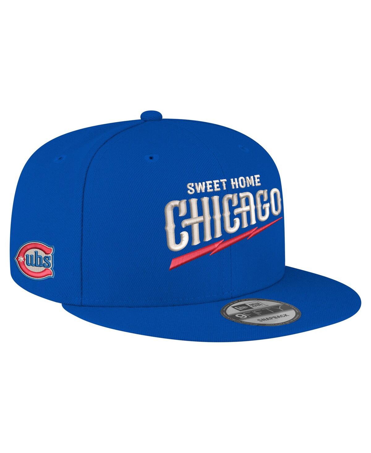 NEW ERA MEN'S ROYAL CHICAGO CUBS BLUES 9FIFTY SNAPBACK HAT 