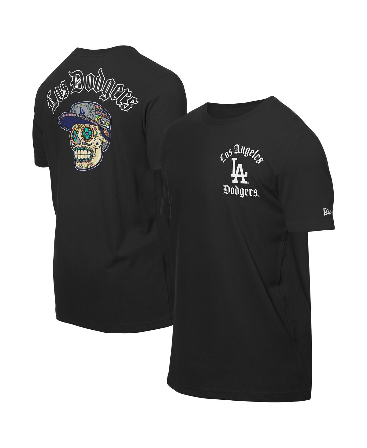 Men's Black Los Angeles Dodgers Sugar Skulls T-Shirt - Black