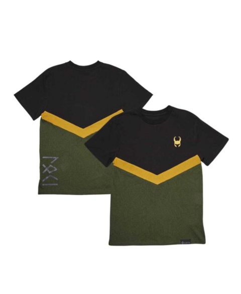 Футболка Loungefly Black/Green Loki The Original