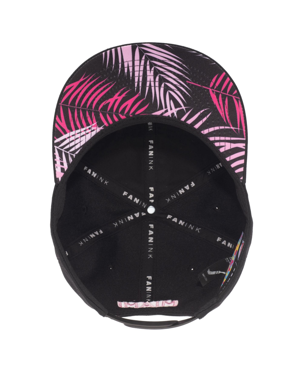 Fan Ink Men's Black Inter Miami Cf Tahiti Adjustable Hat