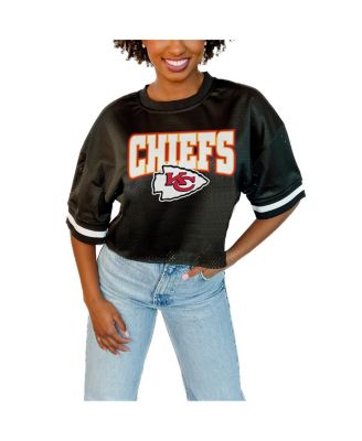 Gameday Couture - Women's Black Kansas City Chiefs Game Face Fashion Jersey