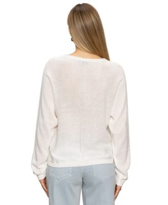 Women's Boat-Neck Dolman-Sleeve Sweater