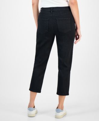 Women's Mid-Rise Straight Leg Ankle Jeans