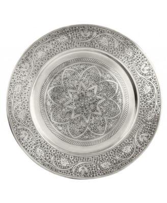 Contemporary Aluminum Round End Table with Stylish Design