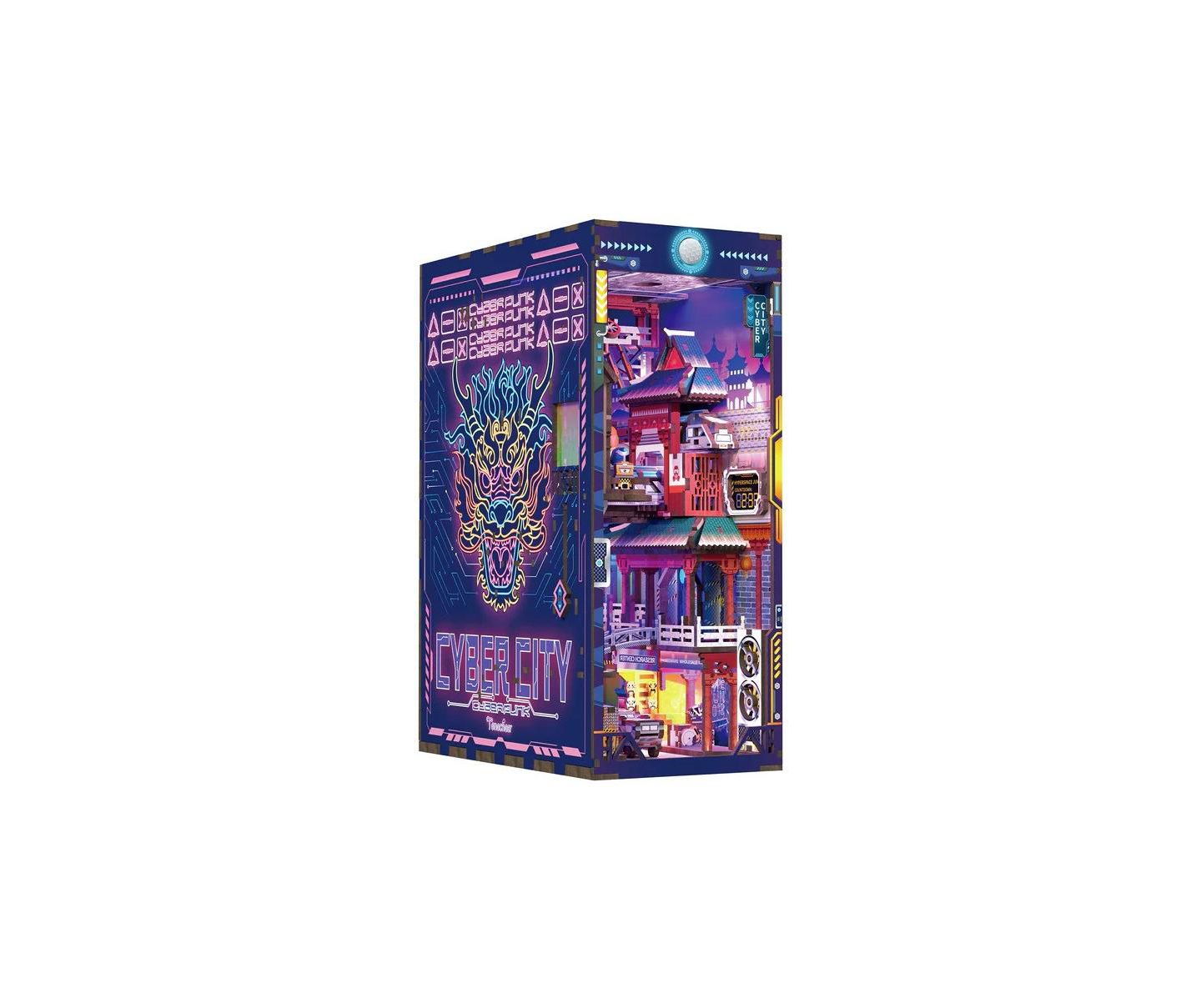Детские конструкторы Flash Popup Cyber City 3D Book Nook Kit 284-Piece Building Set, Ages 14+ — фото 1