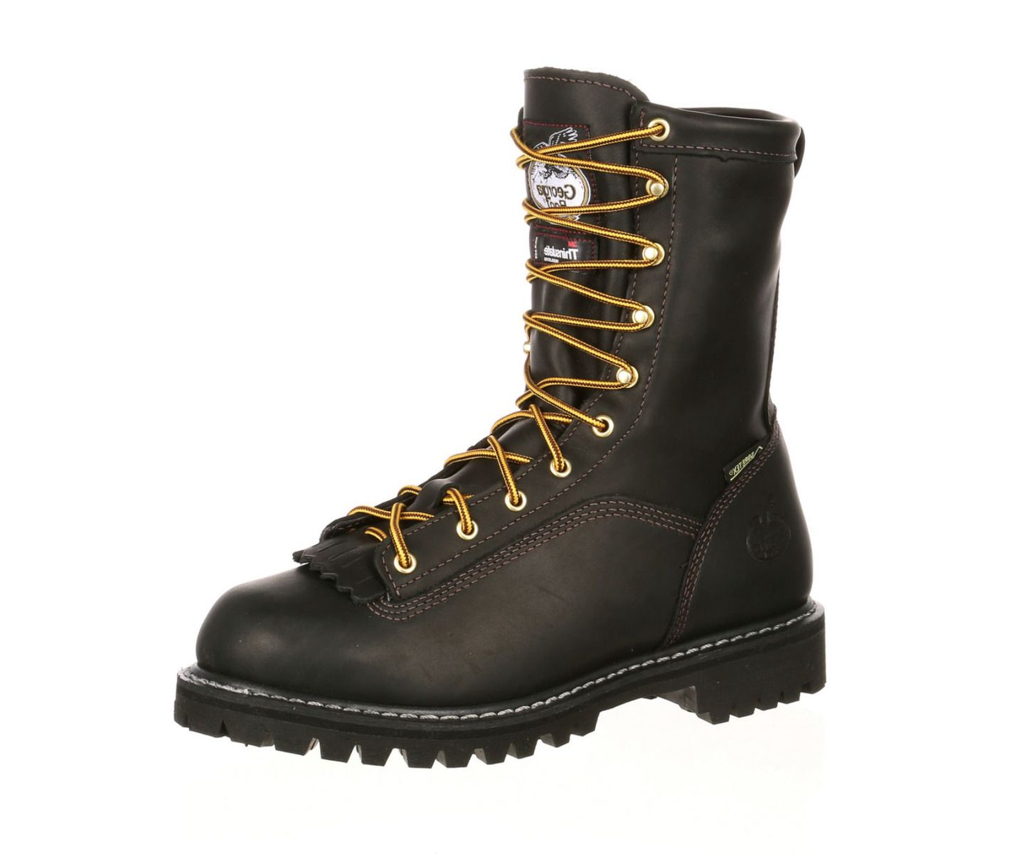 Мужские ботинки GEORGIA BOOT Lace-to-Toe GORE-TEX Waterproof 200G Insulated Work Boot, цвет: Чёрный — фото 9