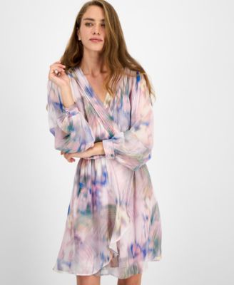Women's Printed Blouson Dress