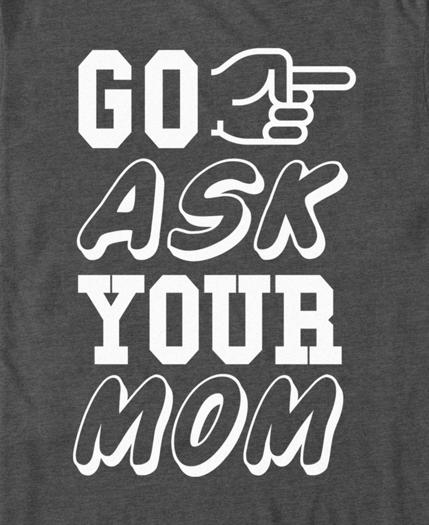 Мужская футболка Fifth Sun Ask Mom Short Sleeve, цвет: Угольный меланжевый — фото 3