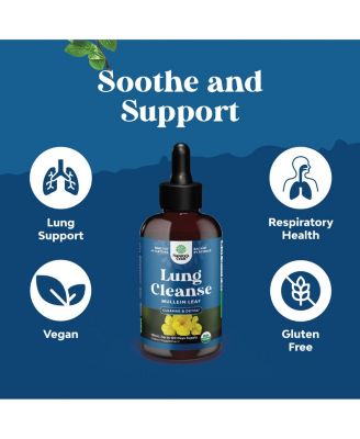 Lung Cleanse, Mullein Leaf Cleanse & Detox Supplement, | 4oz
