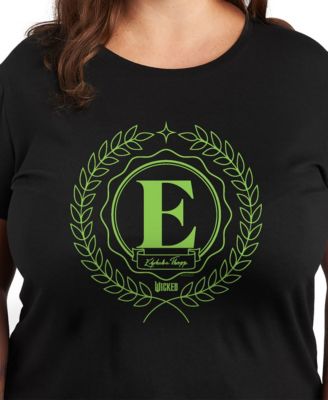 Plus Size Wicked Elphaba E Graphic T-Shirt