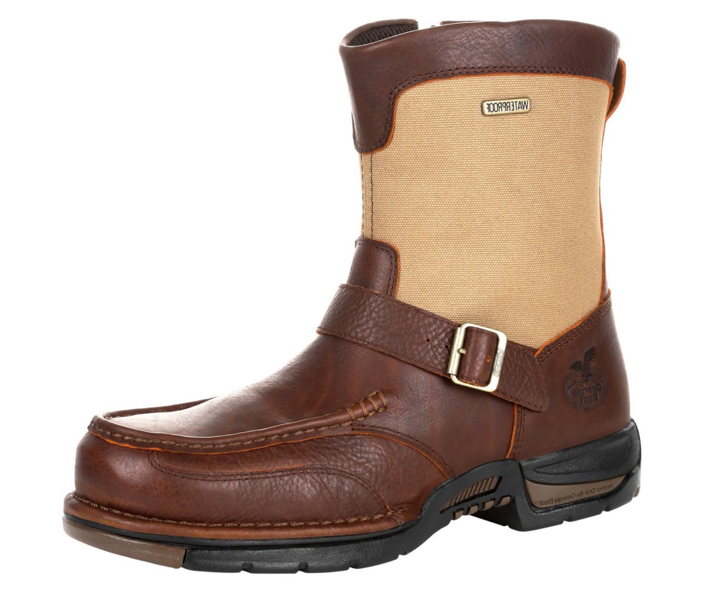 Мужские ботинки GEORGIA BOOT Athens Waterproof Side-Zip Boot, цвет: Коричневый — фото 11