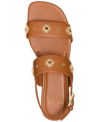 【Kate Spade New York】Spade Flower Stud Flat Sandals Spade Flower Stud Flat Sandals | Kate Spade New York