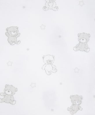 Baby Boys Bears Cotton Hat, Top & Pants Set