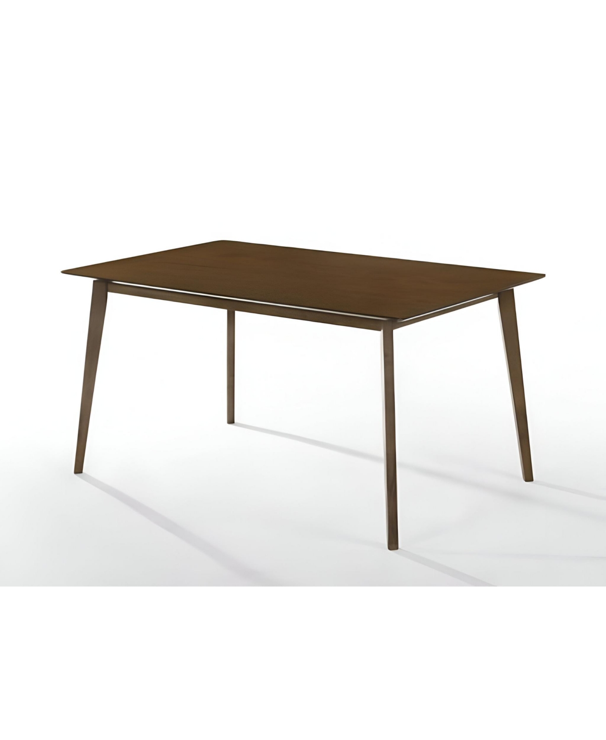 Slickblue Rectangular Solid Wood Dining Table &#x2013; Family Size, Heirloom Quality