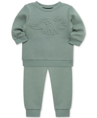 Baby Boys Dino Sweatshirt & Pants, 2 Piece Set