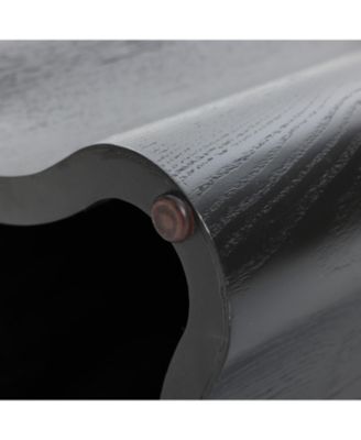 1 PC MDF Wood Modern Cloverleaf  Side Table