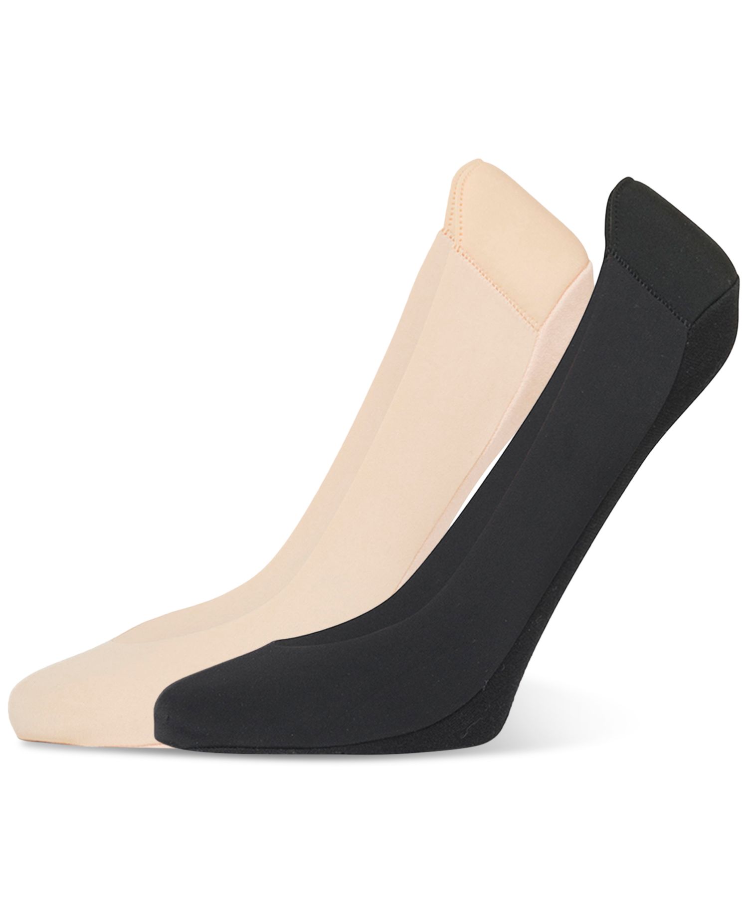Women's 2-Pk. Heelbliss Cushioned-Back Liner Socks U24376