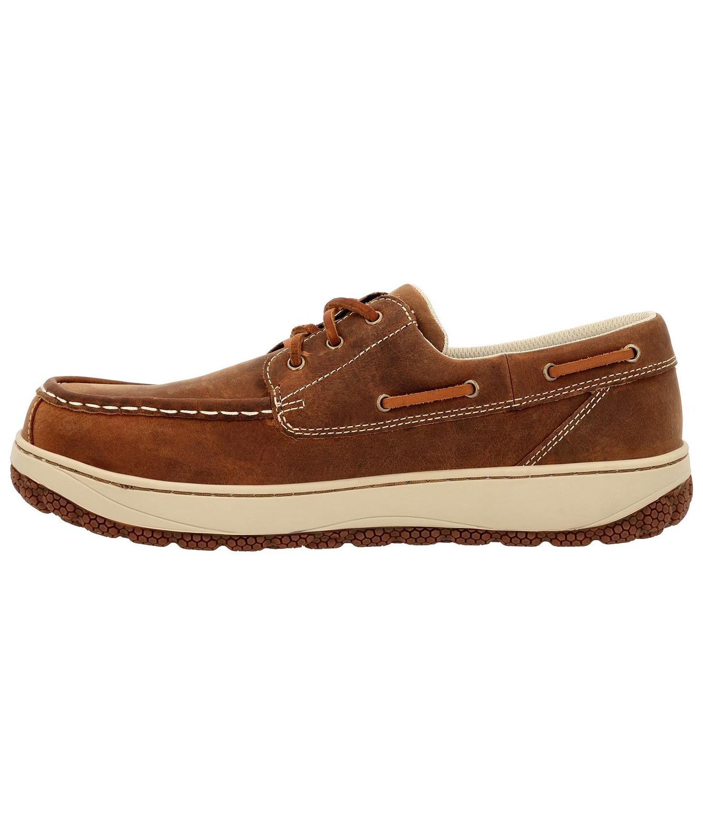 Мужские туфли ROCKY Dry-Strike SRX Composite Toe Work Shoe, цвет: Коричневый — фото 6
