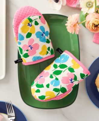 Painterly Bouquet Mini Mitt Set, 5.5" x 8"