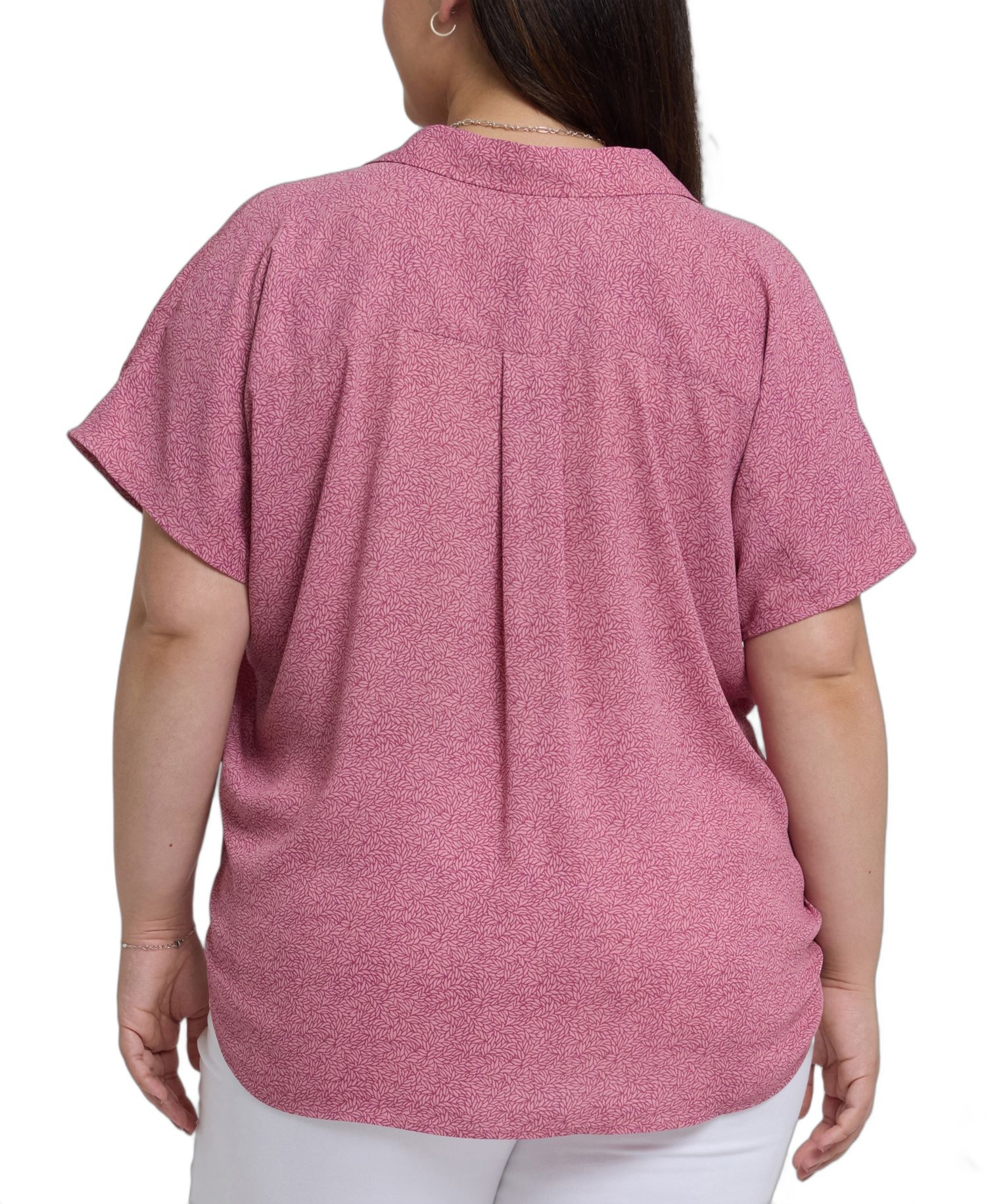 Plus Size Becky Short Sleeve Pullover Top