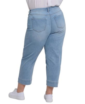 Plus Size Balloon Ankle Jeans