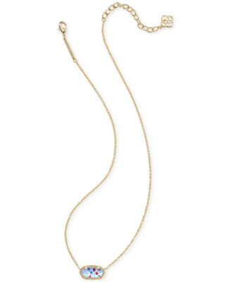 Glass Stone Elisa Pendant Necklace