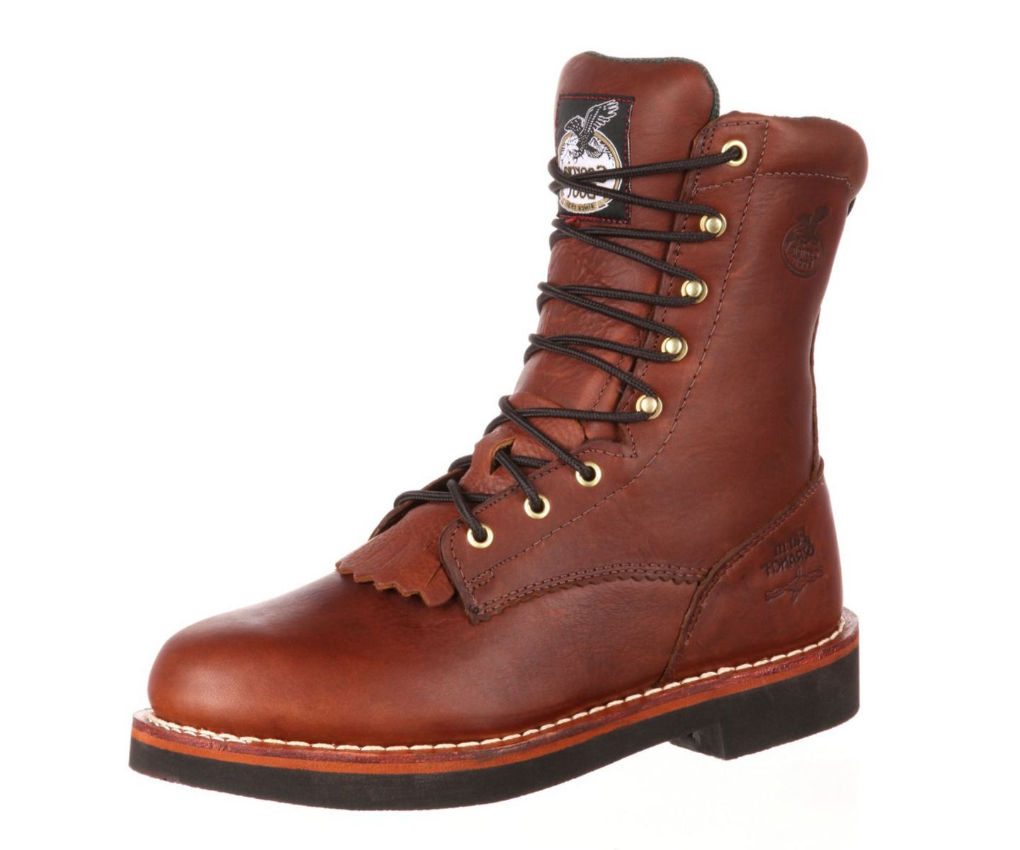 Мужские ботинки GEORGIA BOOT Farm and Ranch Lacer Work Boot, цвет: Орех — фото 8