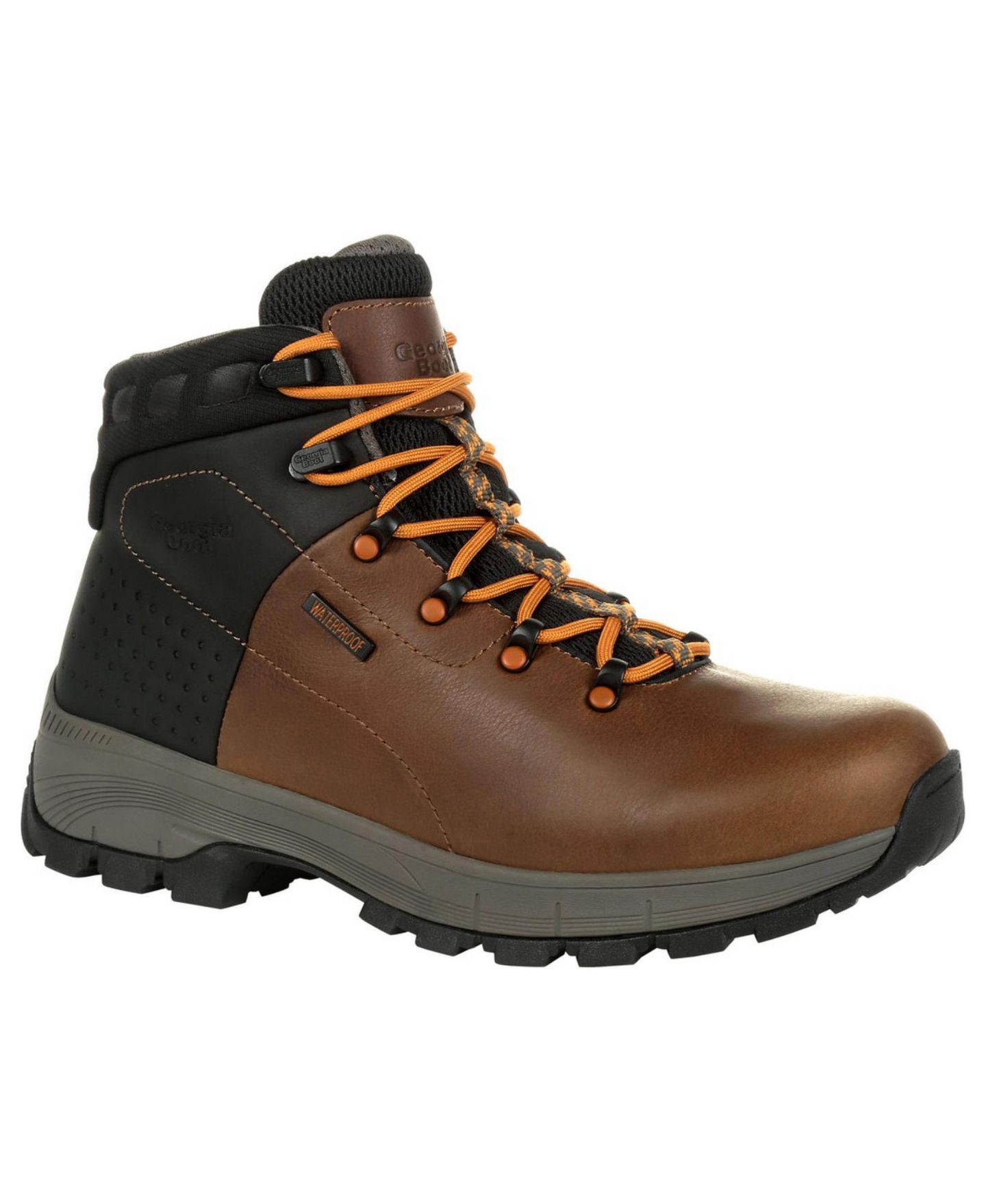 Мужские ботинки GEORGIA BOOT Eagle Trail Waterproof 5" Hiker in Brown/Orange, цвет: Коричневый — фото 1