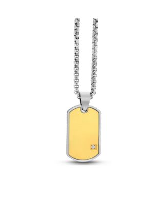 Obelis Disc Tag Necklace