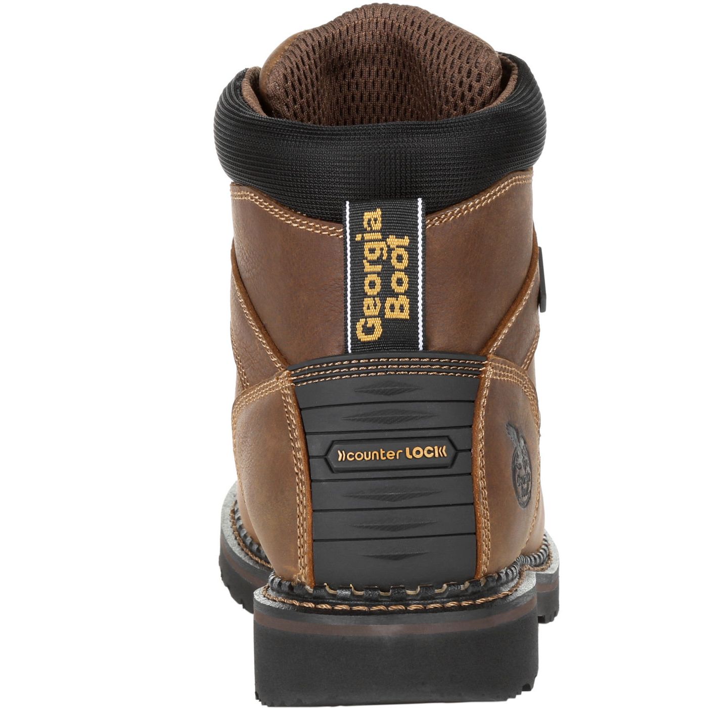 Мужские ботинки GEORGIA BOOT Georgia Giant Revamp Steel Toe Internal Met-Guard Waterproof Work Boot, цвет: Коричневый — фото 4