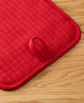 Gourmet Series Gridlines Pot Holder Set, Pack of 2