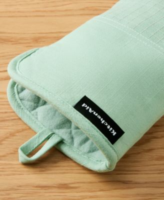 Gourmet Series Gridlines Oven Mitts Set, Pack of 2