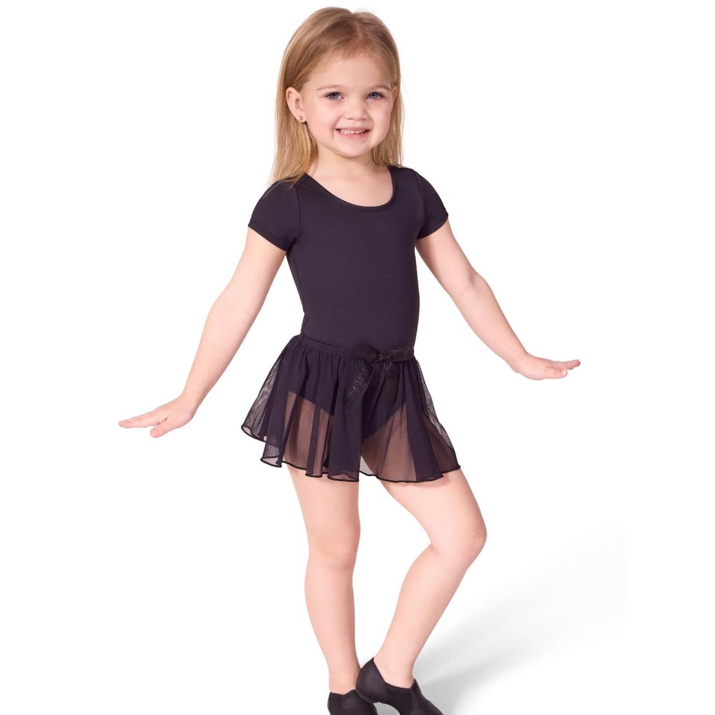 Юбка Capezio Future Star Pull On для девочек, цвет: Чёрный — фото 4