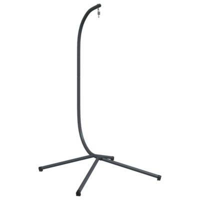 Hanging Egg Chair Stand Anthracite Steel Standard Portable