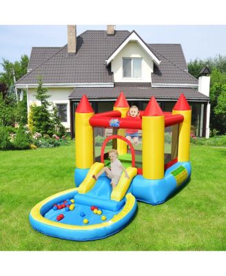 Inflatable Kids Slide Bounce House with 580w Blower