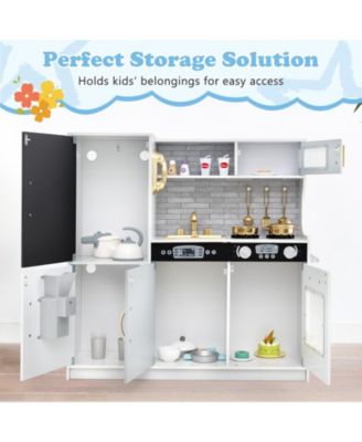 Toddler Pretend Play Kitchen for Boys and Girls 3-6 Years Old
