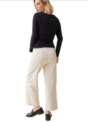 Maternity Ingrid + Isabel Wide Leg Ponte Pant