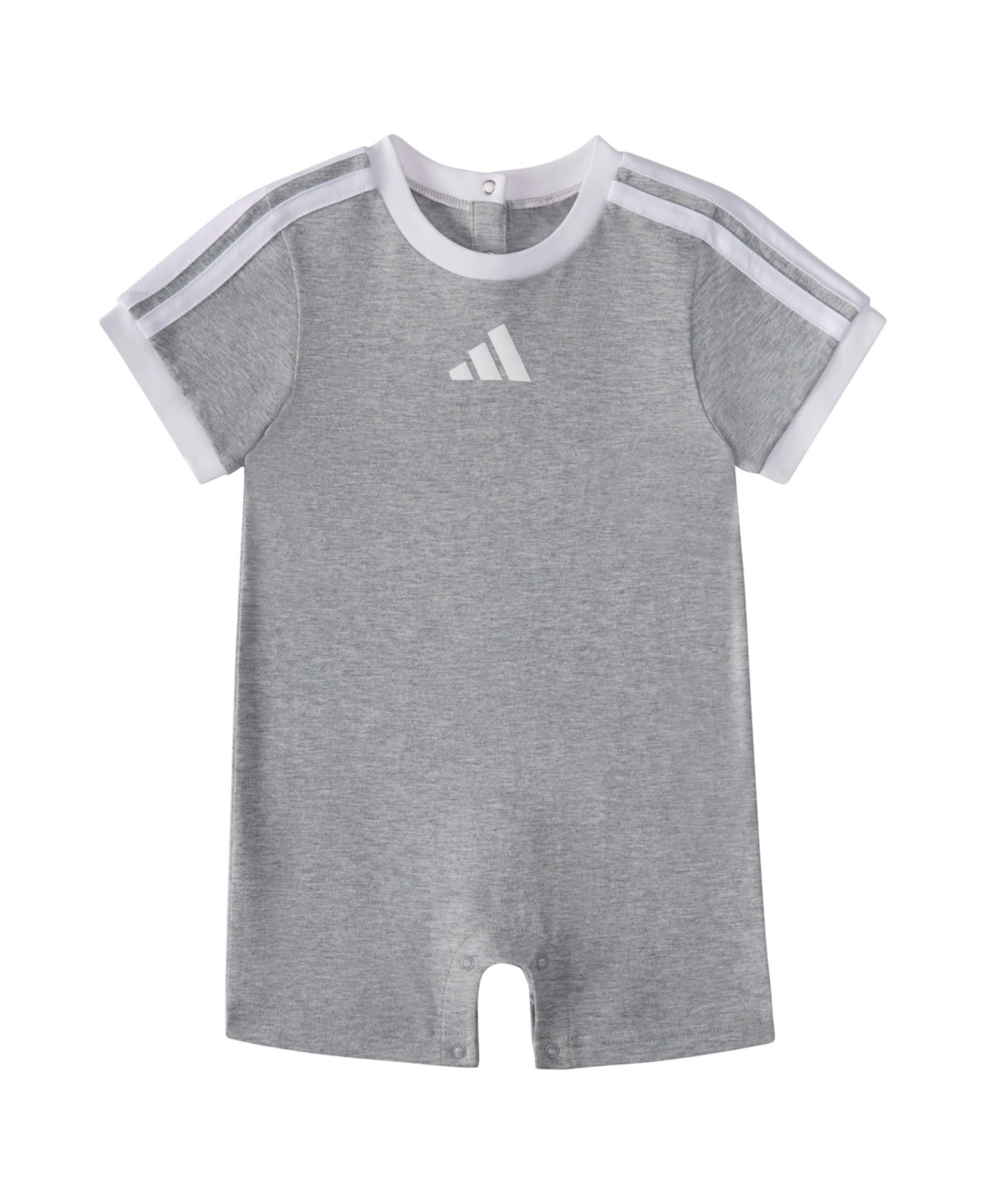 Adidas Originals Baby Boys 3-stripe Short Sleeve Logo Romper