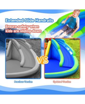 Inflatable Water Park Waterslide for Kids Backyard with 780W Air Blower