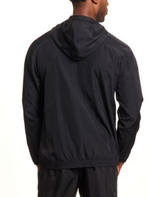 Men's Hooded Zip-Front Track Jacket