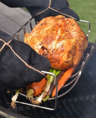 Endurance Stainless Steel Reversible Rib and Roast Rack, 15" x 5"