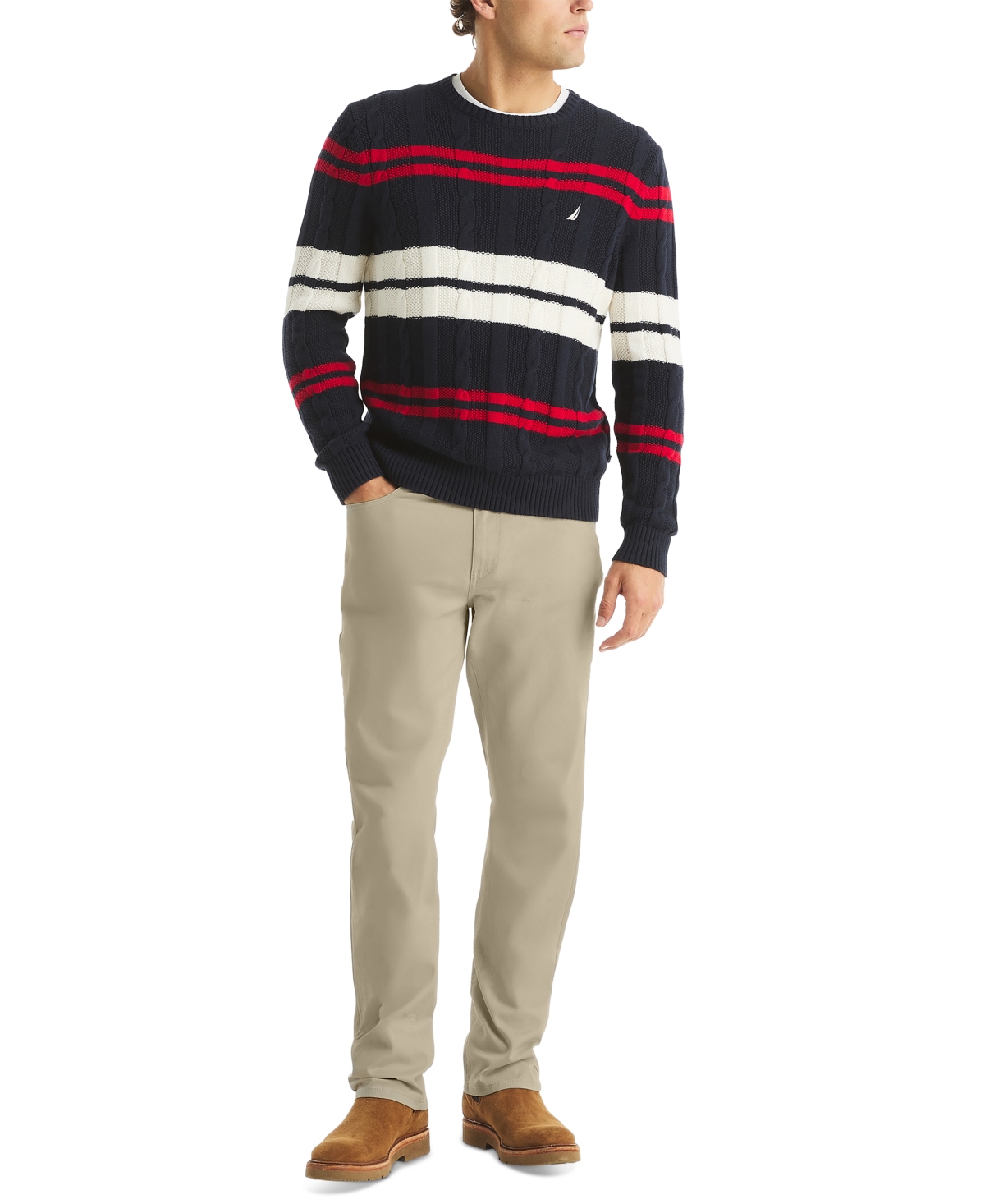 Nautica Men's Vintage Straight Stretch Denim