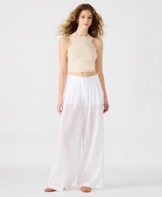 Women's Reeve Cotton Wide Leg Pants