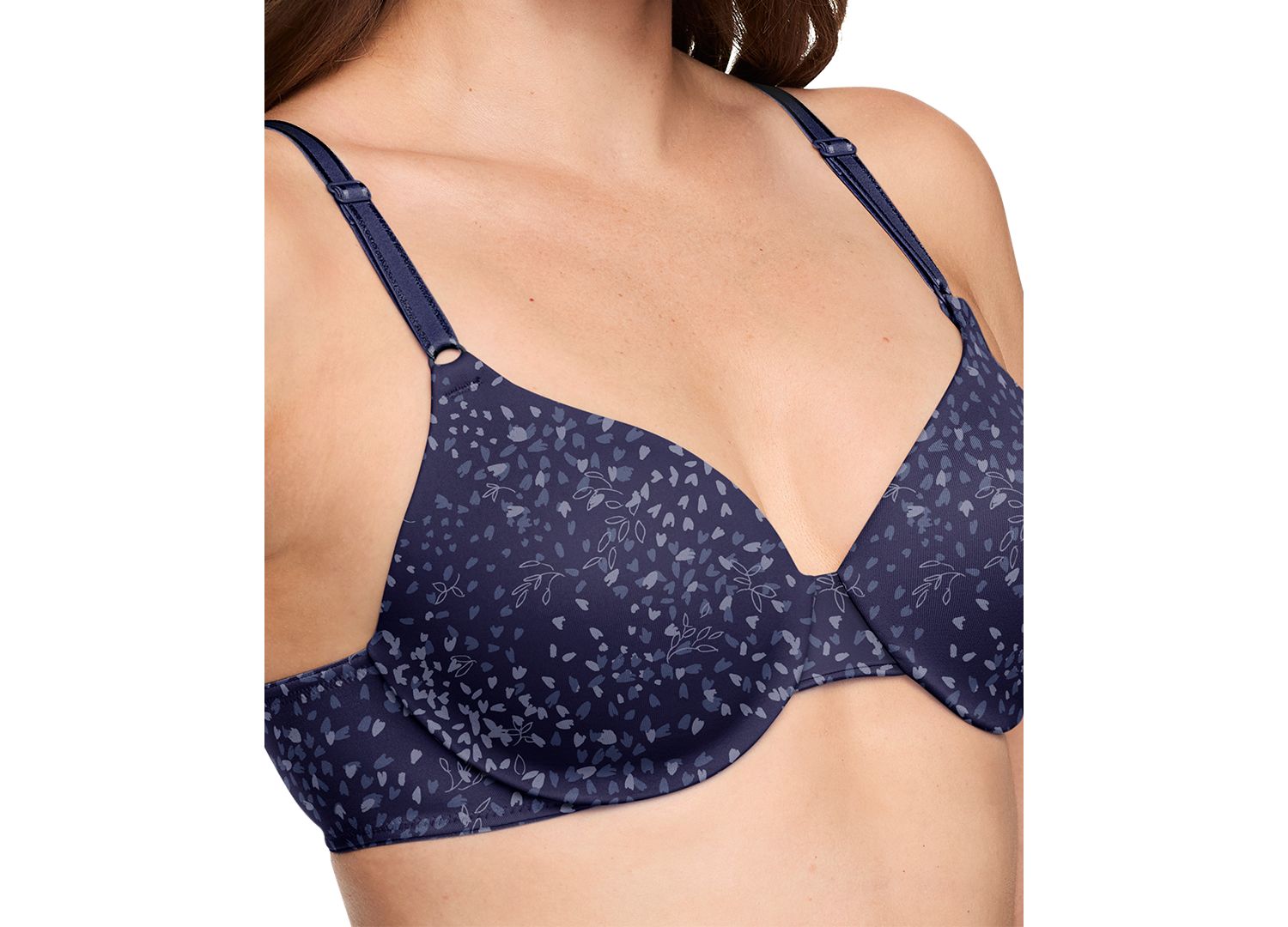 Women's Cushioned Underwire Lightly Lined T-Shirt Bra 1593