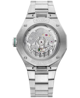 Men's Swiss Automatic Riviera Stainless Steel Bracelet Watch 39mm