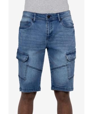 X RAY Men's 12" Denim Cargo Shorts