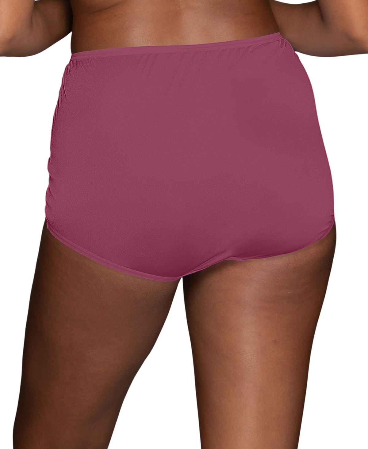 VANITY FAIR PERFECTLY YOURS RAVISSANT NYLON FULL BRIEF UNDERWEAR 15712, EXTENDED SIZES 