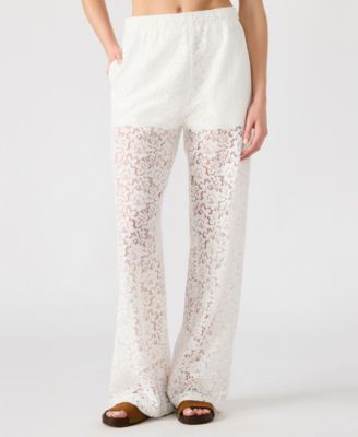 Steve Madden - Women's Venetia Lace Wide Leg Pants