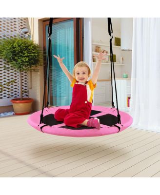 40 Inch Flying Saucer Tree Swing Indoor Outdoor Play Set